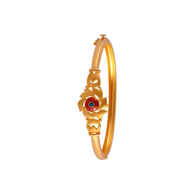 Women's Diamond Rings with Side - Stone Pave Setting for a Sparkling and Continuous ShineSeline Swirl Gold Bangle