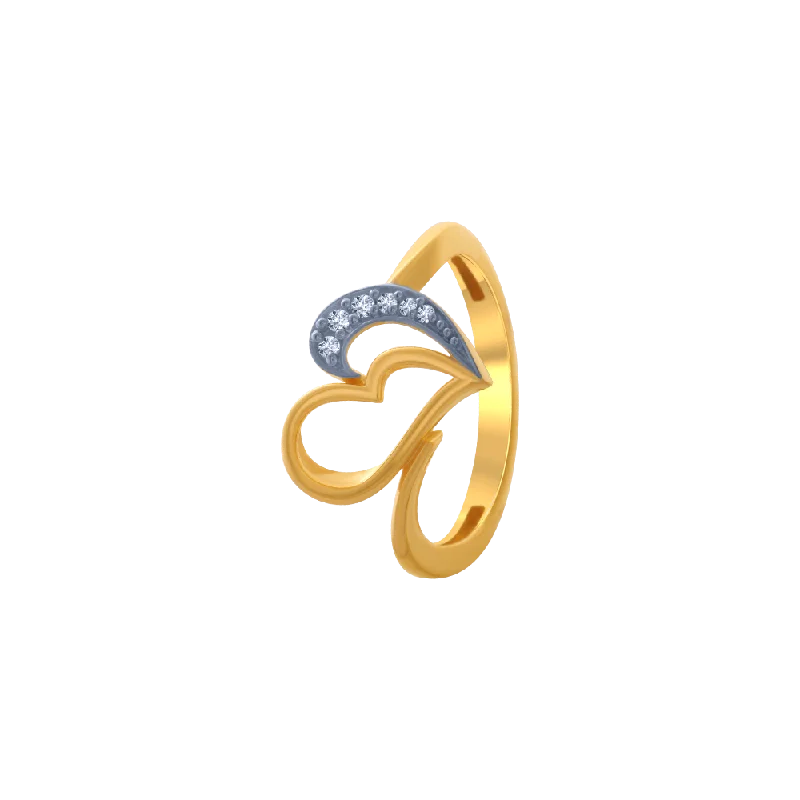 Channel - Set Women's Diamond Rings with Diamonds Securely Held in a Metal Groove for Durability14KT (585) Yellow Gold Ring For Women