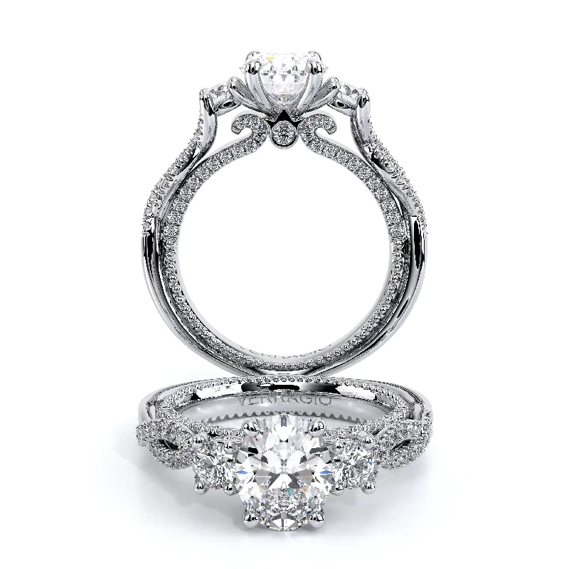 Men's Diamond Engagement Rings with Platinum Band and Halo Setting for a Luxury ProposalCOUTURE-0450OV