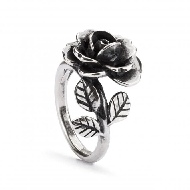 Fashion Rings with Initial Charms in Silver - Plated Metal for a Custom AccessorySterling Silver Rose Ring Size