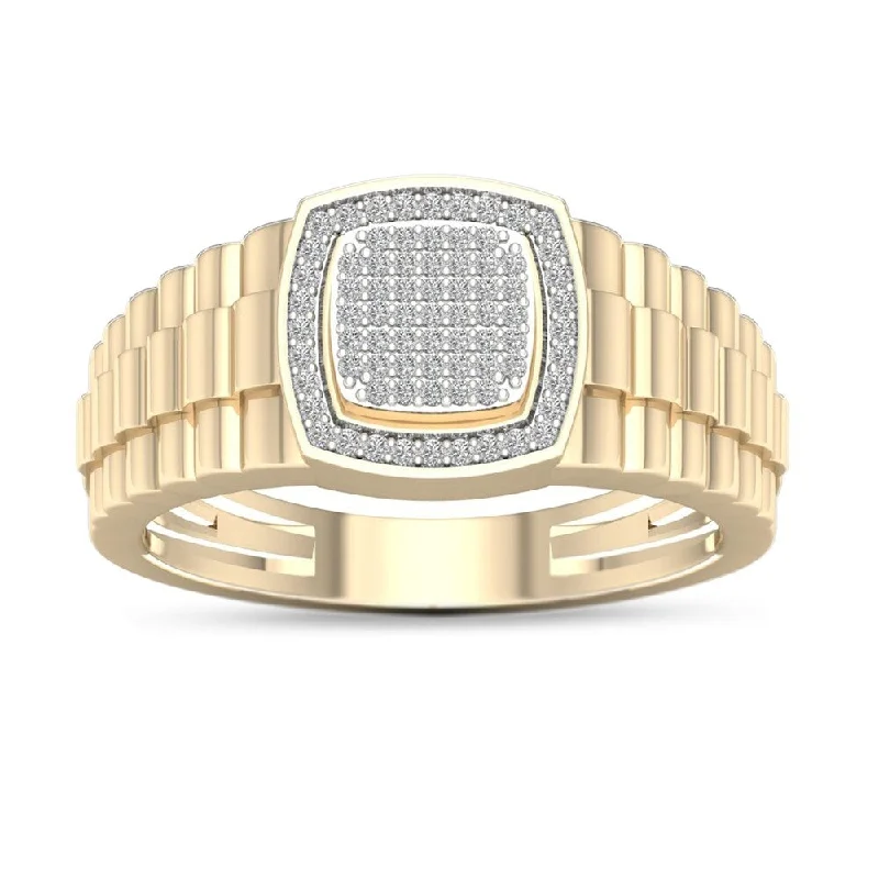 Cluster - Style Women's Diamond Rings with Multiple Small Diamonds Arranged in a Stunning PatternDe Couer IGI Certified 1/4ct TDW Diamond Men's Ring