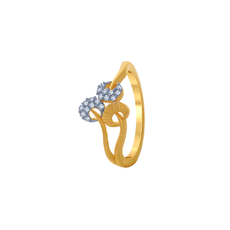 Marquise - Cut Women's Diamond Rings in Palladium for a Unique and Elongated Shape14KT (585) Yellow Gold Ring For Women