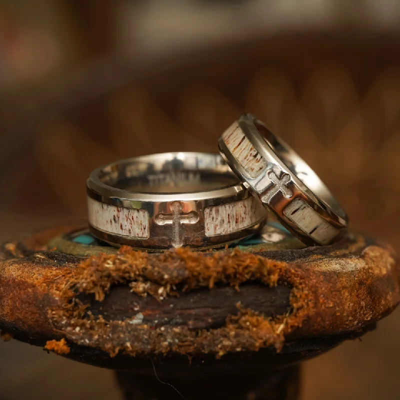 Women's Rings with Hidden Compartments for Secret KeepsakesThe Revival Couples Set