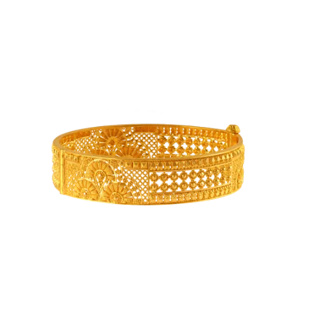 Adjustable Women's Diamond Rings with a Flexible Band for a Comfortable and Custom Fit22k Wedding Special Gold Bangles Design