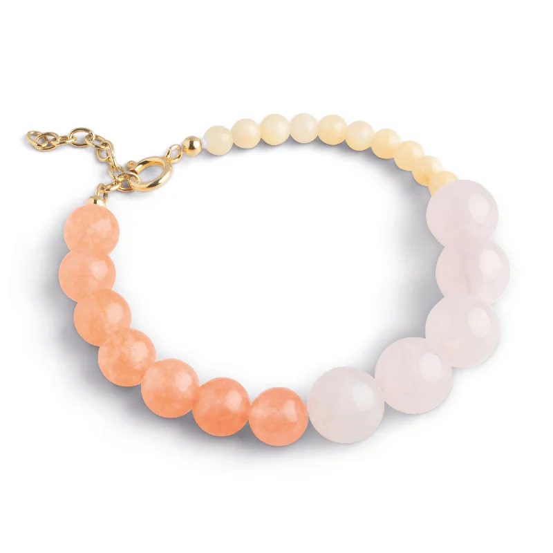 Geometric - Shaped Pearl Bracelets with Matte - Finished Metal for a Minimalist AestheticBracelet, Tahlia