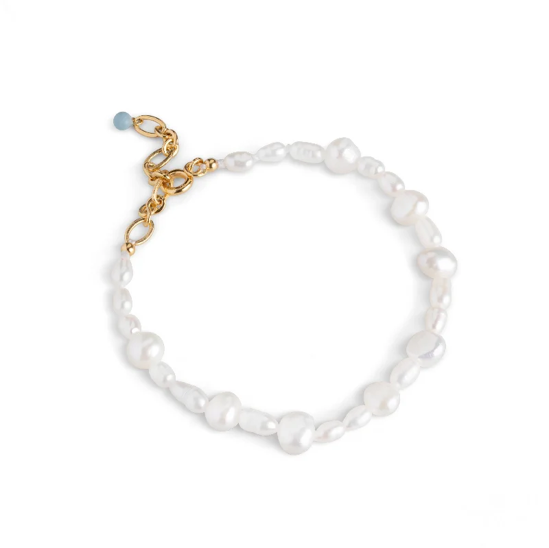 Pearl Bracelets with Adjustable Screw - Closures for a Secure and Custom FitBracelet, Pearlie