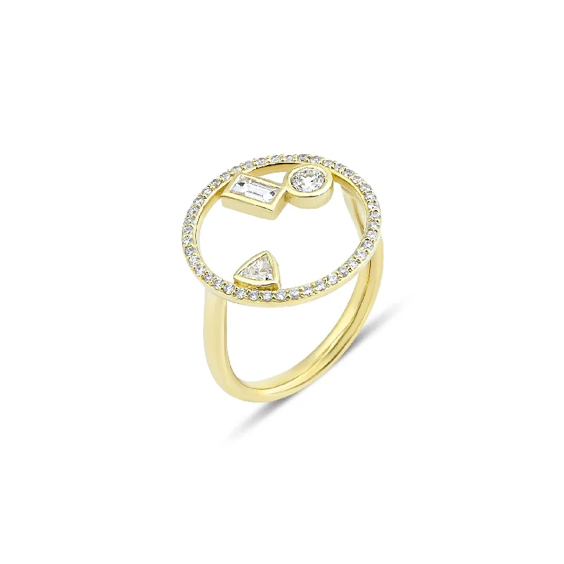 Ruby Gemstone Rings in 14K Yellow Gold with a Solitaire Setting for a Classic and Bold StatementProject 2020 18K Gold Ring w. Diamonds